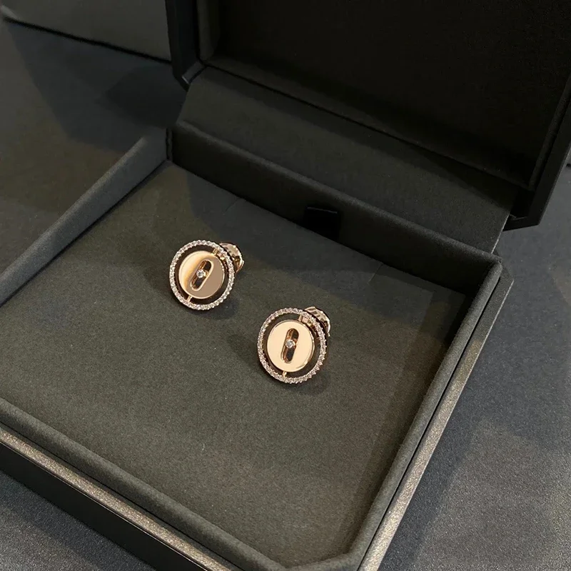 MXK Women's Fashion Jewelry 925 Silver Classic Sliding Round Earrings High End Luxury Accessories for Women Party Holiday Gifts
MXK Women's Fashion Jewelry 925 Silver Classic Sliding Round Earrings High End Luxury Accessories for Women Party Holiday Gifts