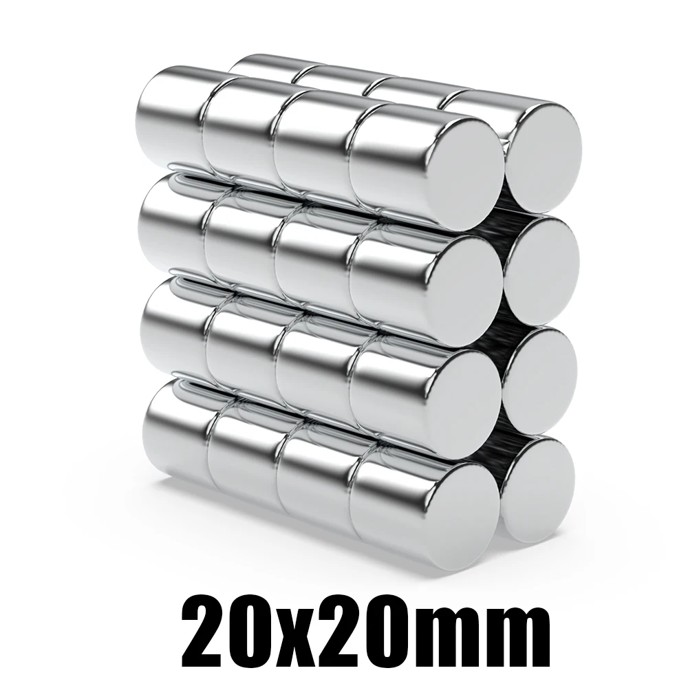 1/2/5Pcs 20x20 Super Strong Magnet 20mm X 20mm Round Magnetic NdFeB Neodymium magnet N35 Powerful Disc imanes 20*20
1/2/5Pcs 20x20 Super Strong Magnet 20mm X 20mm Round Magnetic NdFeB Neodymium magnet N35 Powerful Disc imanes 20*20