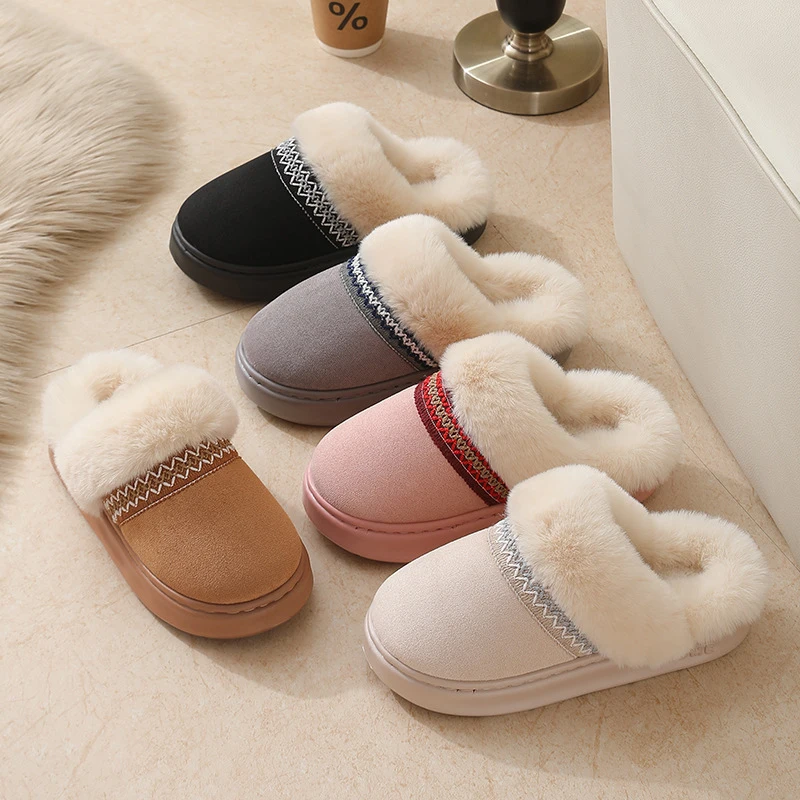 Anti-Slip Warm Women's Slipper Lightweight Fluffy Slippers For Autumn Winter 2026 New Casual Indoor Women Shoes Flat Soft Sole
Anti-Slip Warm Women's Slipper Lightweight Fluffy Slippers For Autumn Winter 2026 New Casual Indoor Women Shoes Flat Soft Sole