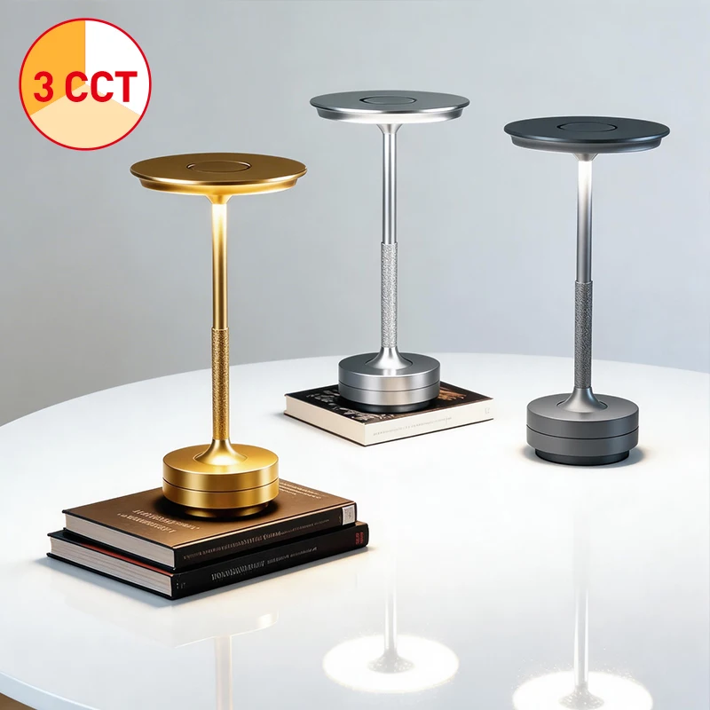 LED rechargeable desk lamp floor lamp ambient light aluminum lamp 3 color temperature dining table foyer aisle
LED rechargeable desk lamp floor lamp ambient light aluminum lamp 3 color temperature dining table foyer aisle