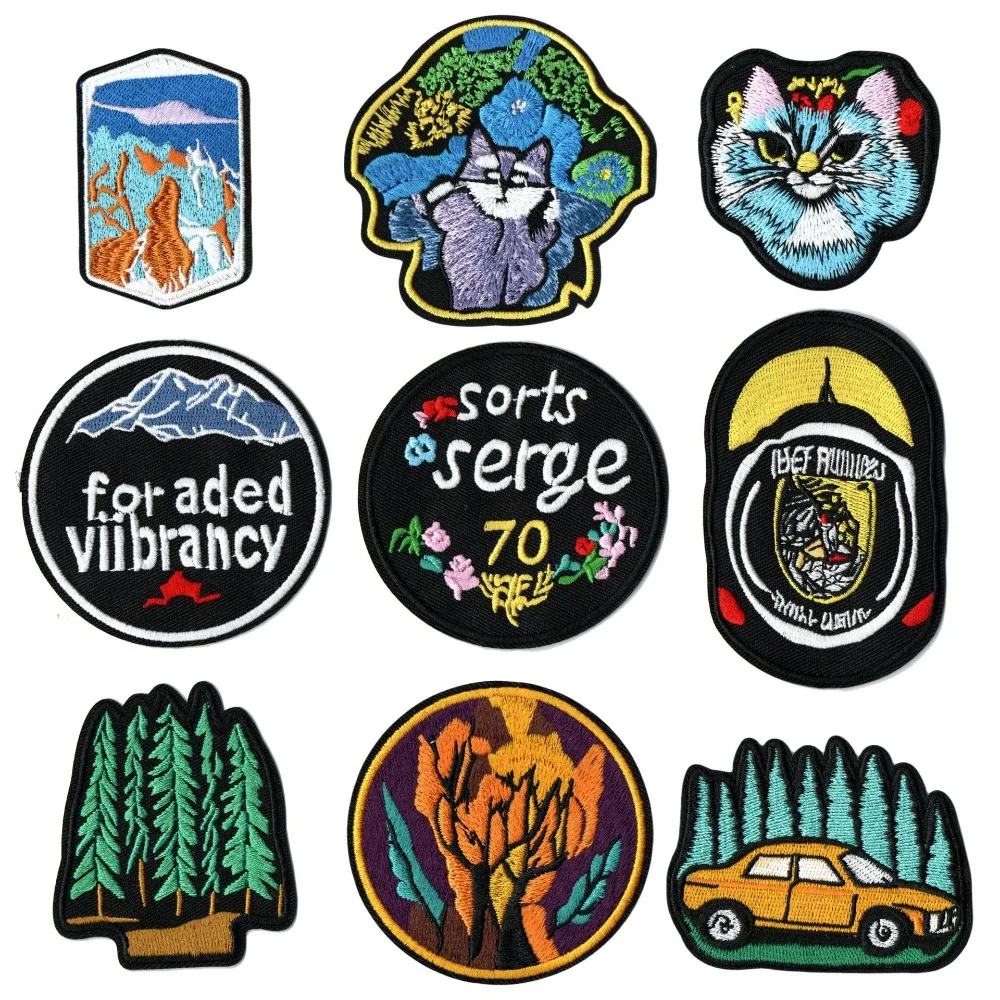 Mountains Cat Rivers Embroidery Patch DIY Backpack Bag Hat Jeans Iron O Patches Craft Decor Repair Sewing Applique Cloth Sticker
Mountains Cat Rivers Embroidery Patch DIY Backpack Bag Hat Jeans Iron O Patches Craft Decor Repair Sewing Applique Cloth Sticker