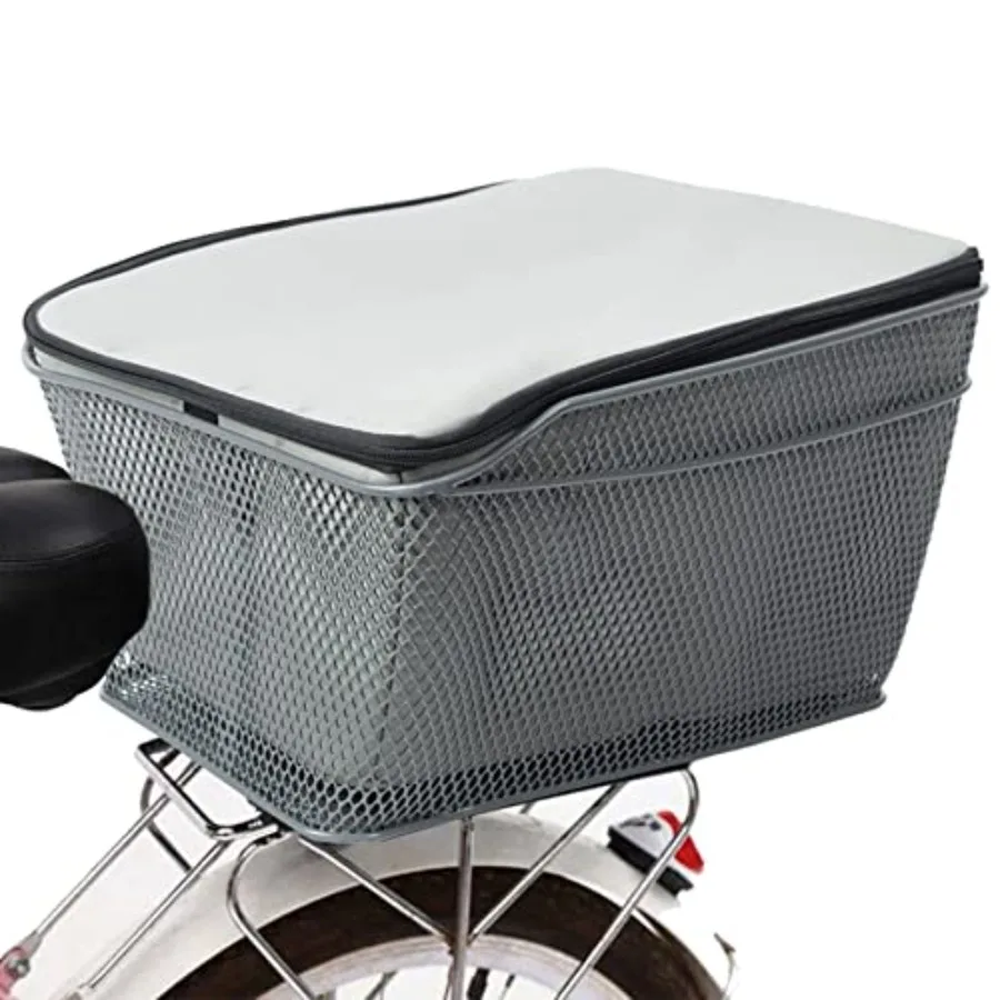 Universal Rear Bike Basket 20 L Bicycle Basket for Rear Luggage Rack Bicycle Basket Water Resistant Metal
Universal Rear Bike Basket 20 L Bicycle Basket for Rear Luggage Rack Bicycle Basket Water Resistant Metal