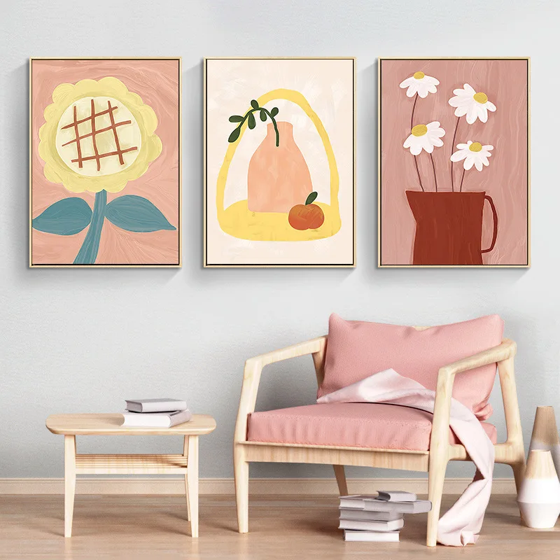 Simple Modern Morandi Plant Flower Decoration Dining Room Living Room Apartment Canvas Painting
Simple Modern Morandi Plant Flower Decoration Dining Room Living Room Apartment Canvas Painting