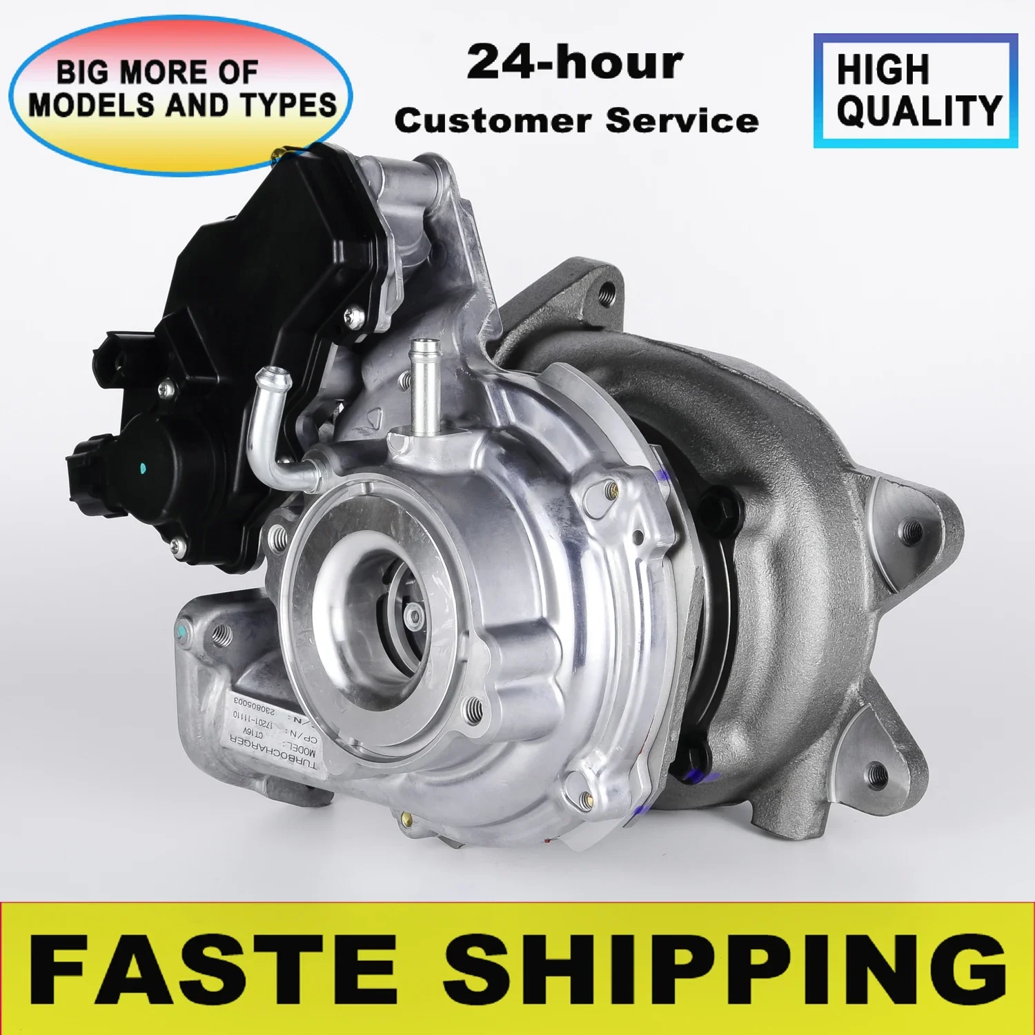 Turbolader 17201-11110 89674-71020 235600-0200 for Toyota Hilux VIII Pickup 2.4D 2GD-FTV 4WD 2019 Engine Parts
Turbolader 17201-11110 89674-71020 235600-0200 for Toyota Hilux VIII Pickup 2.4D 2GD-FTV 4WD 2019 Engine Parts