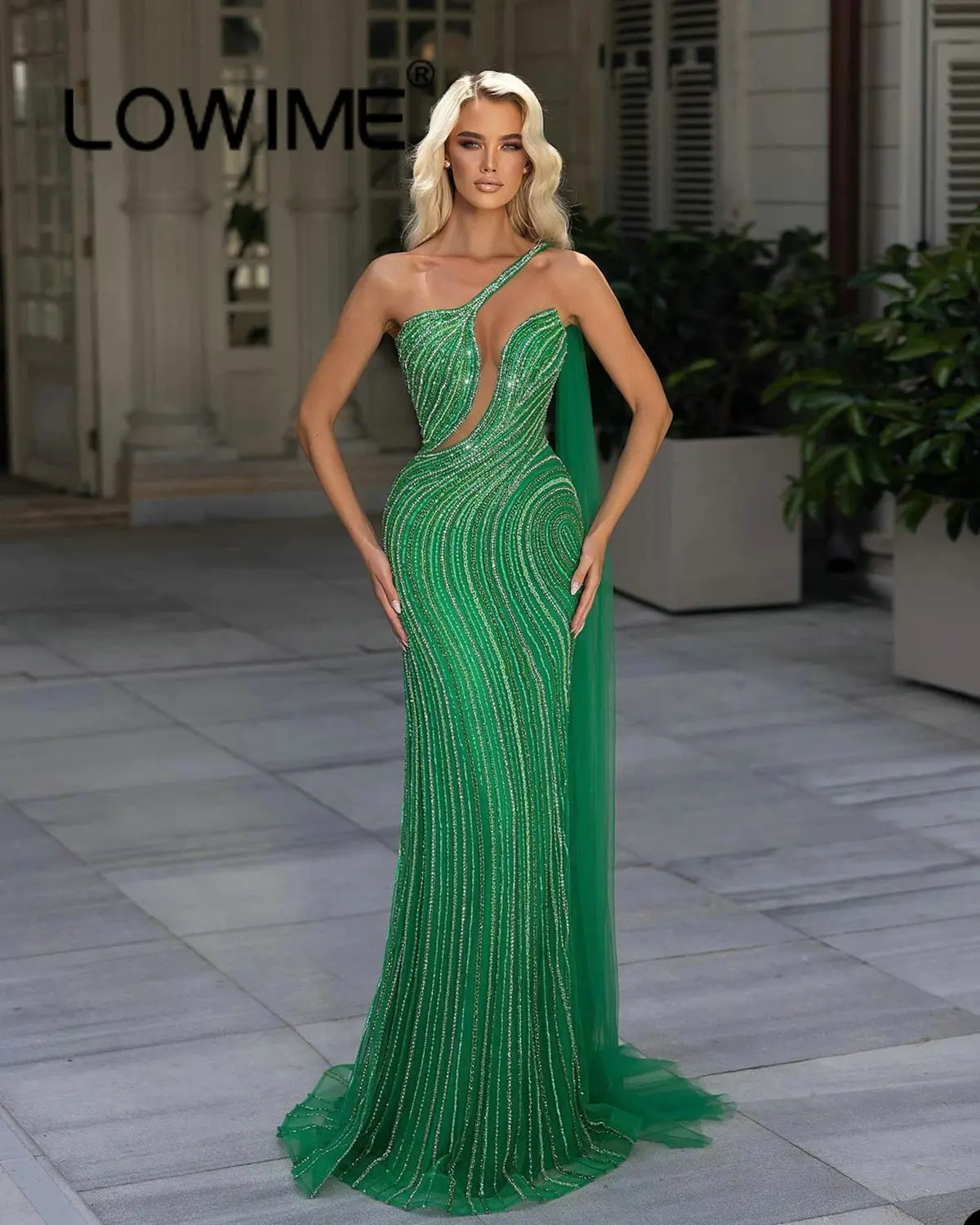 Green Sexy One Shoulder Long Bodycon Evening Dresses Glitter Beaded Sequins Mermaid Prom Party Gowns Maxi Robes De Soiree
Green Sexy One Shoulder Long Bodycon Evening Dresses Glitter Beaded Sequins Mermaid Prom Party Gowns Maxi Robes De Soiree