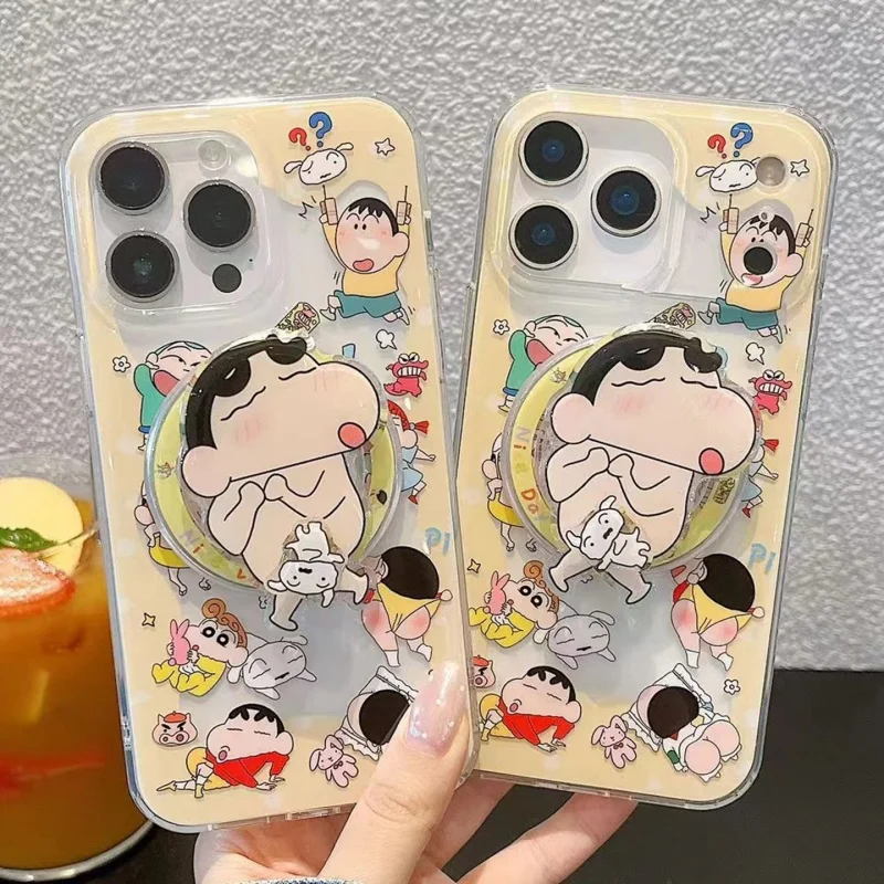 Cute cartoon Crayon Shin-chan snot Boochan Magsafe Wireless Charge Case for iPhone 13 14 15 16 17 Pro Max Funny Magnetic Holder
Cute cartoon Crayon Shin-chan snot Boochan Magsafe Wireless Charge Case for iPhone 13 14 15 16 17 Pro Max Funny Magnetic Holder