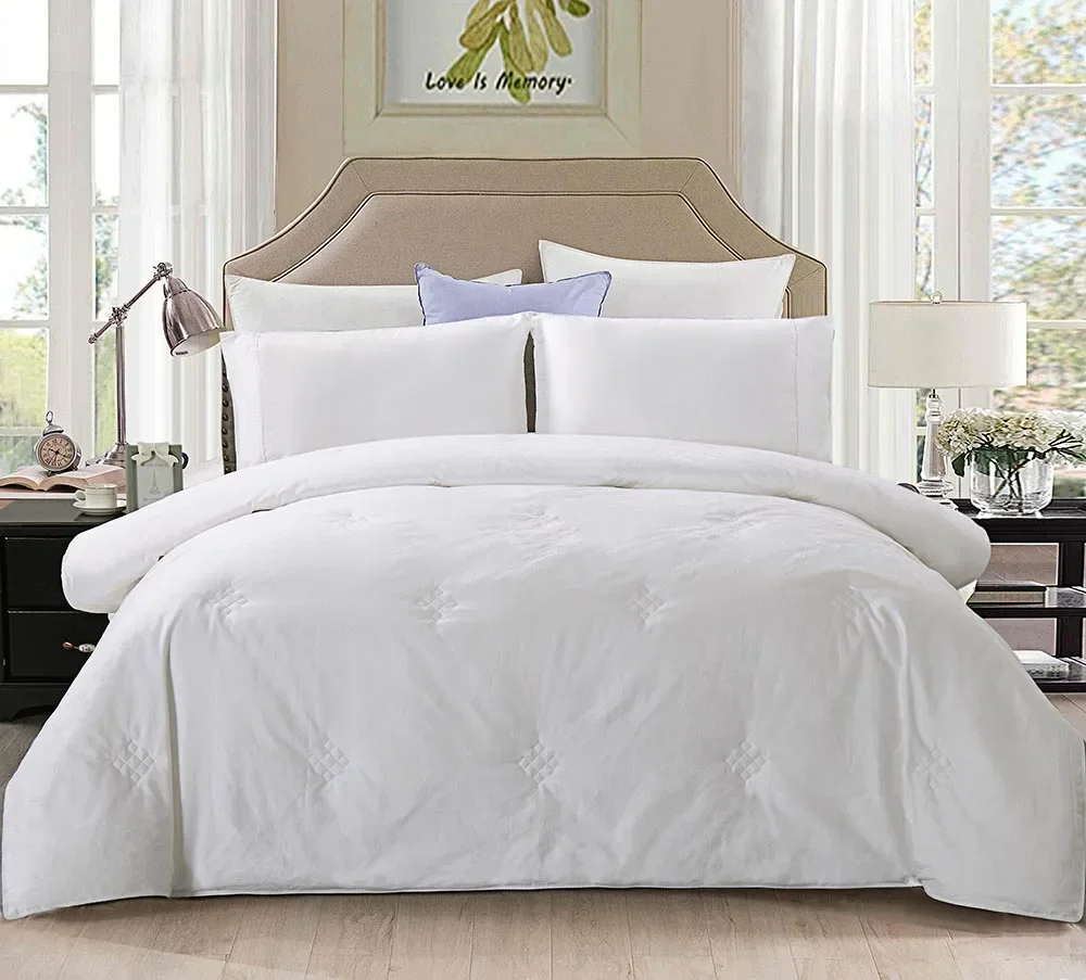 Silk down quilt wholesale luxury quilt China silk factory custom white pure mulberry 100% silk bedding quilt
Silk down quilt wholesale luxury quilt China silk factory custom white pure mulberry 100% silk bedding quilt