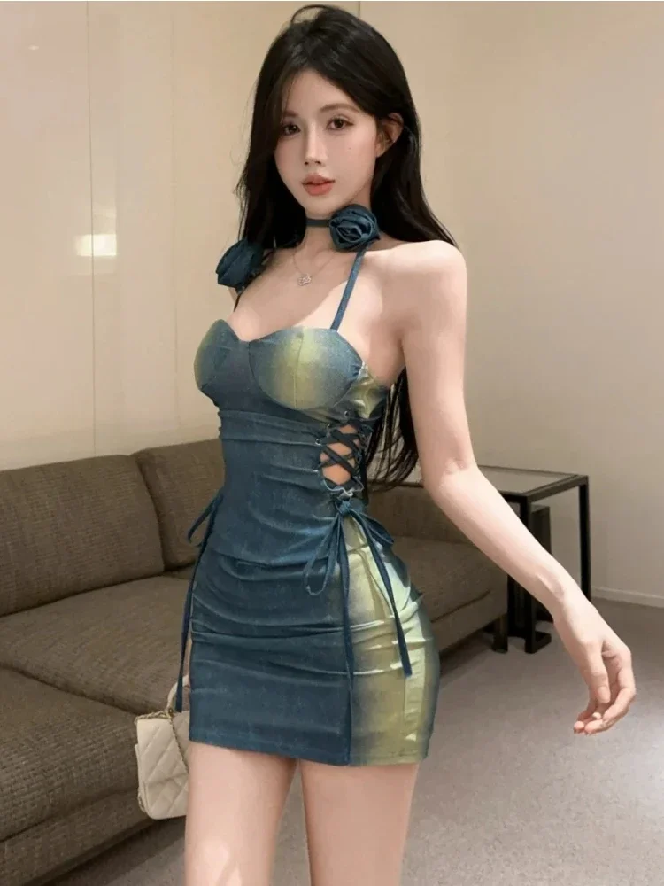 Flower Halter Party Mini Dress Women Hotsweet Hollow Out Bandage Waist Slim Dresses Fashion Backless Print Vestidos
Flower Halter Party Mini Dress Women Hotsweet Hollow Out Bandage Waist Slim Dresses Fashion Backless Print Vestidos