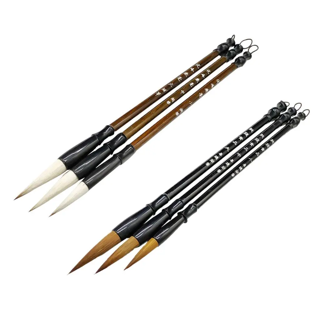 6 pcs Wolf Hair Calligraphy Brush Set for Chinese Writing Painting Traditional Tools with Wood Handle Supplies
6 pcs Wolf Hair Calligraphy Brush Set for Chinese Writing Painting Traditional Tools with Wood Handle Supplies