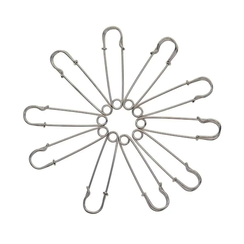 Large Steel Safety Pins Assorted Brooch Safety Pins Set Lapel Pin Collection for DIY Sewing Crafts
Large Steel Safety Pins Assorted Brooch Safety Pins Set Lapel Pin Collection for DIY Sewing Crafts
