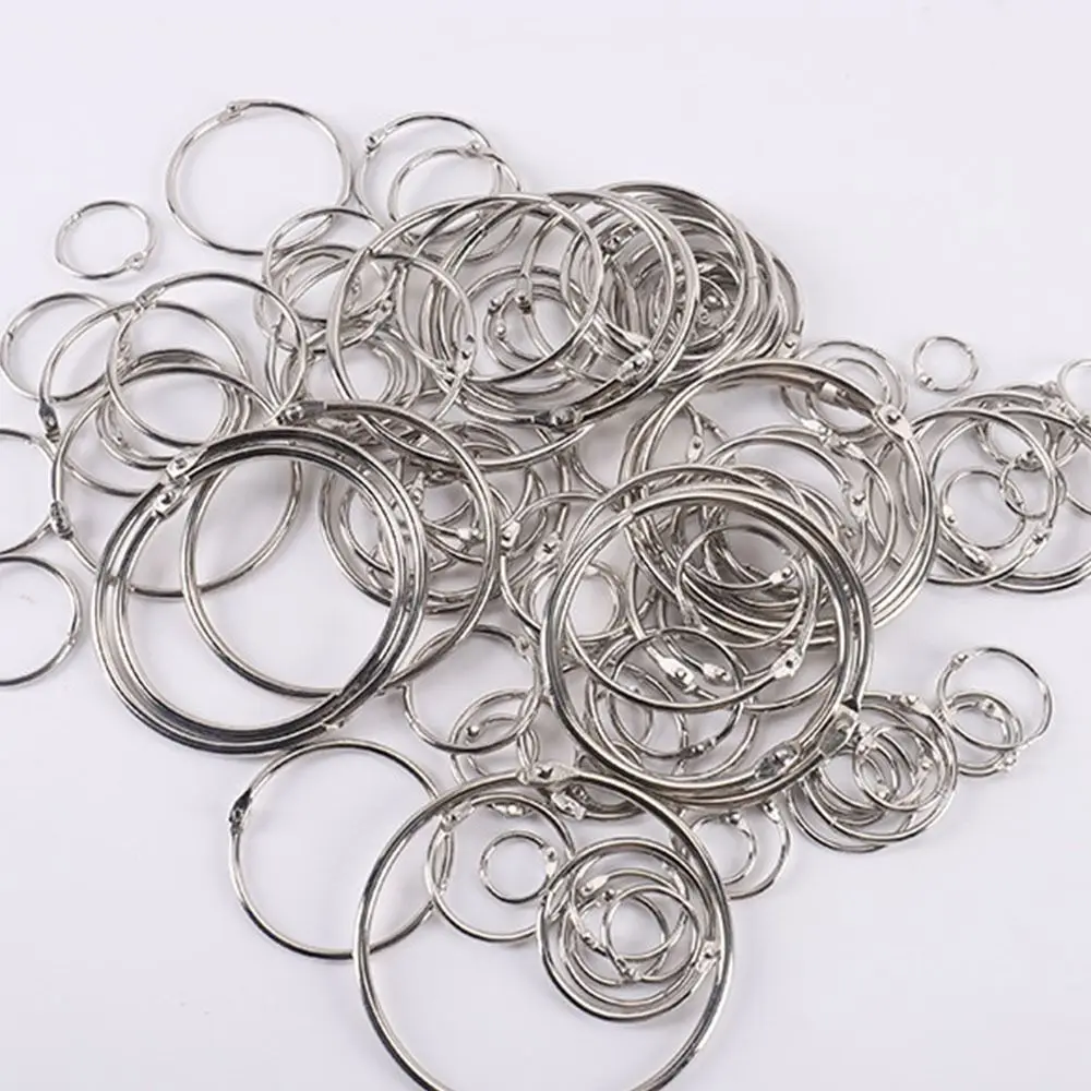 50/100Pcs O Ring Metal Binder Ring Sturdy Opening Ring Paper Binder Ring Binding Hoops Open Loop Split Rings Home Office
50/100Pcs O Ring Metal Binder Ring Sturdy Opening Ring Paper Binder Ring Binding Hoops Open Loop Split Rings Home Office