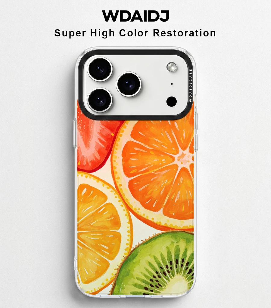 Watercolor Tropical Fruit Phone Case for iPhone 17/16, Anti-Yellow Clear Shockproof Cover, Citrus Kiwi Strawberry Protective Cas
Watercolor Tropical Fruit Phone Case for iPhone 17/16, Anti-Yellow Clear Shockproof Cover, Citrus Kiwi Strawberry Protective Cas