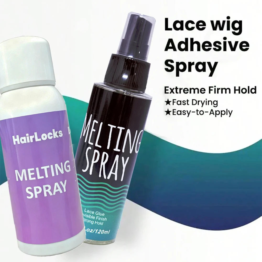 120ML Lace Melting Spray Wig Adhesive Strong Hold Invisible Finish Hair Glue for Lace Wigs Seamless Wig lace glue melting spray
120ML Lace Melting Spray Wig Adhesive Strong Hold Invisible Finish Hair Glue for Lace Wigs Seamless Wig lace glue melting spray