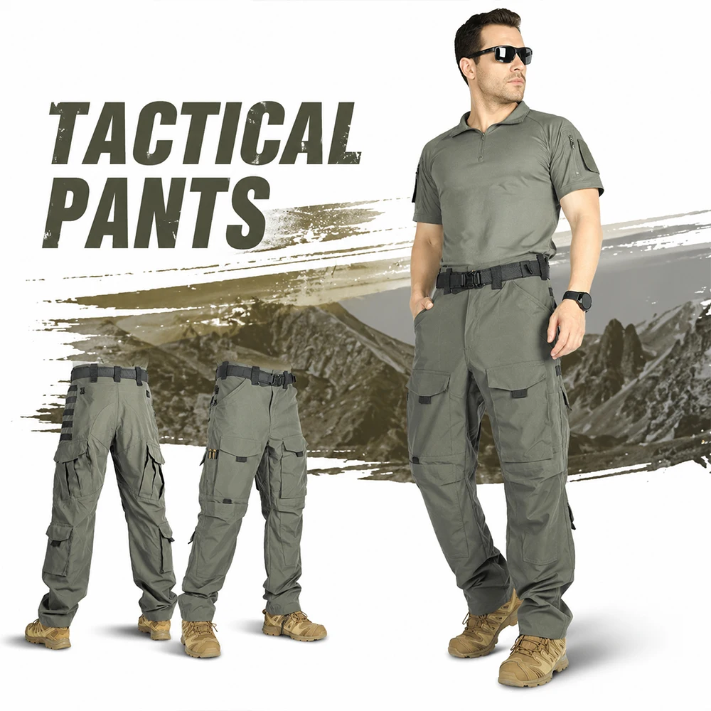 Tactical Quick-Dry Cargo Pants Men Outdoor Casual Trousers Durable Waterproof Pants for Work Training Outdoor Acts No Belt
Tactical Quick-Dry Cargo Pants Men Outdoor Casual Trousers Durable Waterproof Pants for Work Training Outdoor Acts No Belt