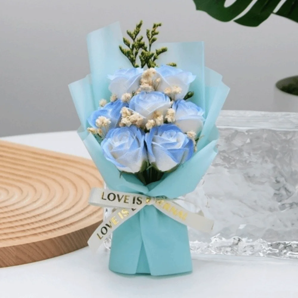 7 Heads Artificial Flower Bouquet Flower Arrangement Realistic Details Soap Flower Bouquet Table Centerpieces Mini Bouquet
7 Heads Artificial Flower Bouquet Flower Arrangement Realistic Details Soap Flower Bouquet Table Centerpieces Mini Bouquet