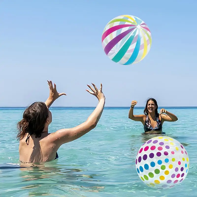 1pc Inflatable Beach Ball Colorful Striped Transparent Ball Suitable For Beach Pool Party Games Kids Toys
1pc Inflatable Beach Ball Colorful Striped Transparent Ball Suitable For Beach Pool Party Games Kids Toys