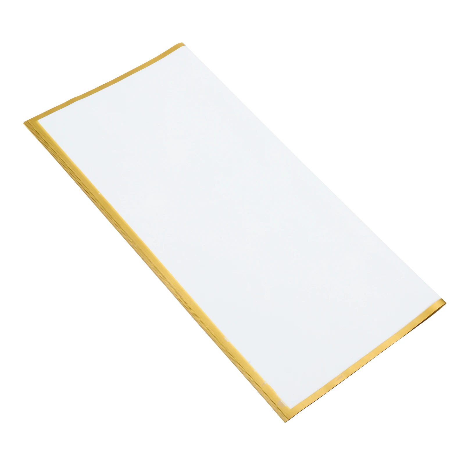 20pcs Golden Border Wrapping Paper for Flowers Waterproof Craft Bouquet Supplies Durable Floral DIY Wedding Gift Packaging
20pcs Golden Border Wrapping Paper for Flowers Waterproof Craft Bouquet Supplies Durable Floral DIY Wedding Gift Packaging