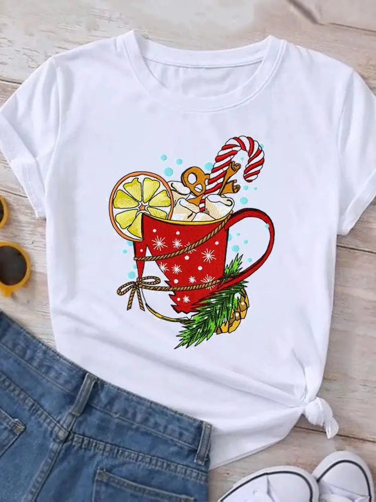 Watercolor Style Cute Trend Clothing New Year Graphic T Shirt Print Women Holiday T-shirt Top Fashion Christmas Short Sleeve Tee
Watercolor Style Cute Trend Clothing New Year Graphic T Shirt Print Women Holiday T-shirt Top Fashion Christmas Short Sleeve Tee