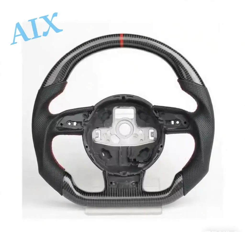 100% Real Carbon Fiber Steering Wheel for Audi Rs3 Rs4 Rs5 Rs6 Rs7 S3 S4 S5 A1 A3 A4 A4l A5 2012-2016
100% Real Carbon Fiber Steering Wheel for Audi Rs3 Rs4 Rs5 Rs6 Rs7 S3 S4 S5 A1 A3 A4 A4l A5 2012-2016