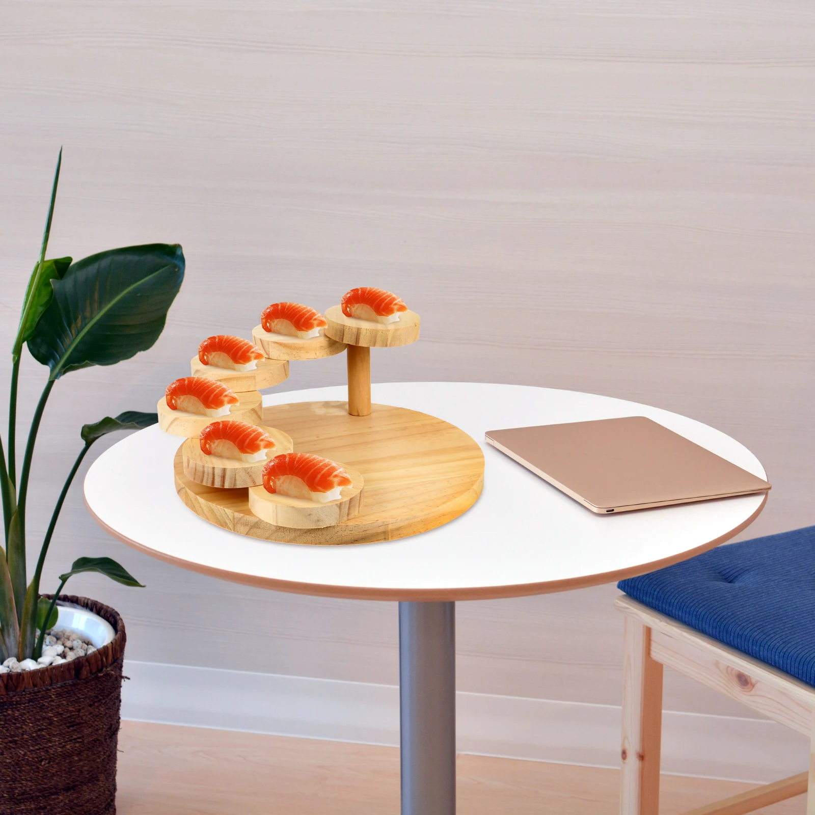1pc Solid Wood Rotating Sushi Tray Food Display Plate Buffet Serving Tray Wood Tableware Easy Clean Craftsmanship Kitchen Bar
1pc Solid Wood Rotating Sushi Tray Food Display Plate Buffet Serving Tray Wood Tableware Easy Clean Craftsmanship Kitchen Bar