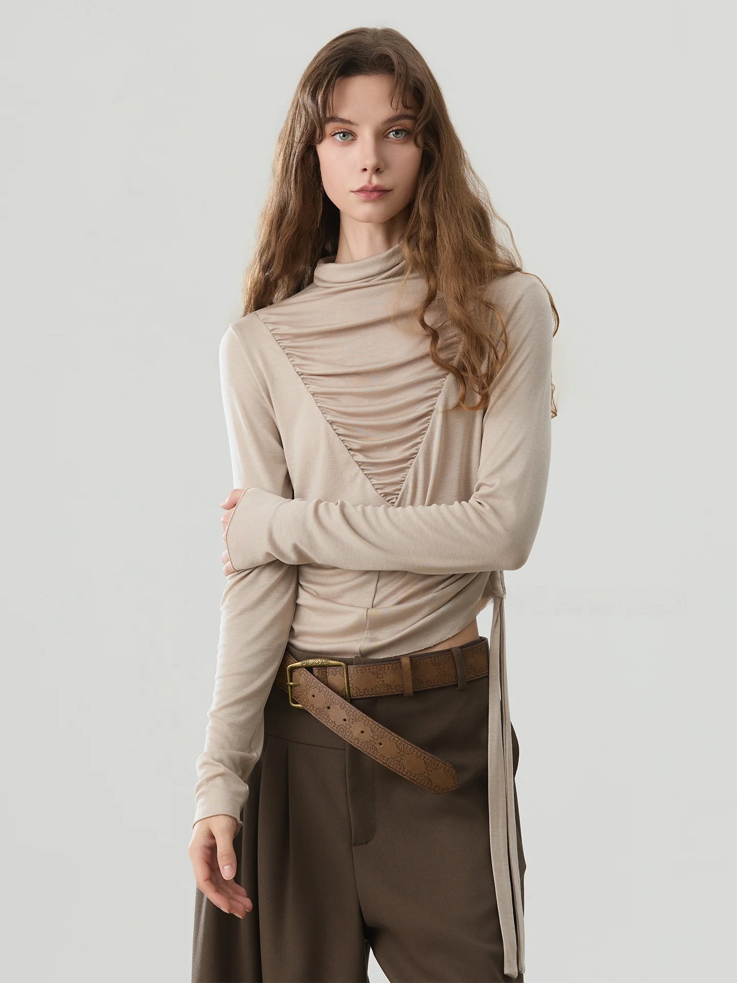 Ele High Ne Tu Pleat Silk Wool Knitted Sweater Women Spring Autumn New Arrival Soft Long Sve Casual Faion Knitwear
Ele High Ne Tu Pleat Silk Wool Knitted Sweater Women Spring Autumn New Arrival Soft Long Sve Casual Faion Knitwear
