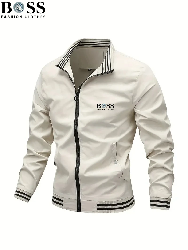 Jacket for Men Men's Stand Collar work Casual Zipper Jacket Outdoor Sports Coat Windbreaker Jacket for Men Waterproof Bomber
Jacket for Men Men's Stand Collar work Casual Zipper Jacket Outdoor Sports Coat Windbreaker Jacket for Men Waterproof Bomber