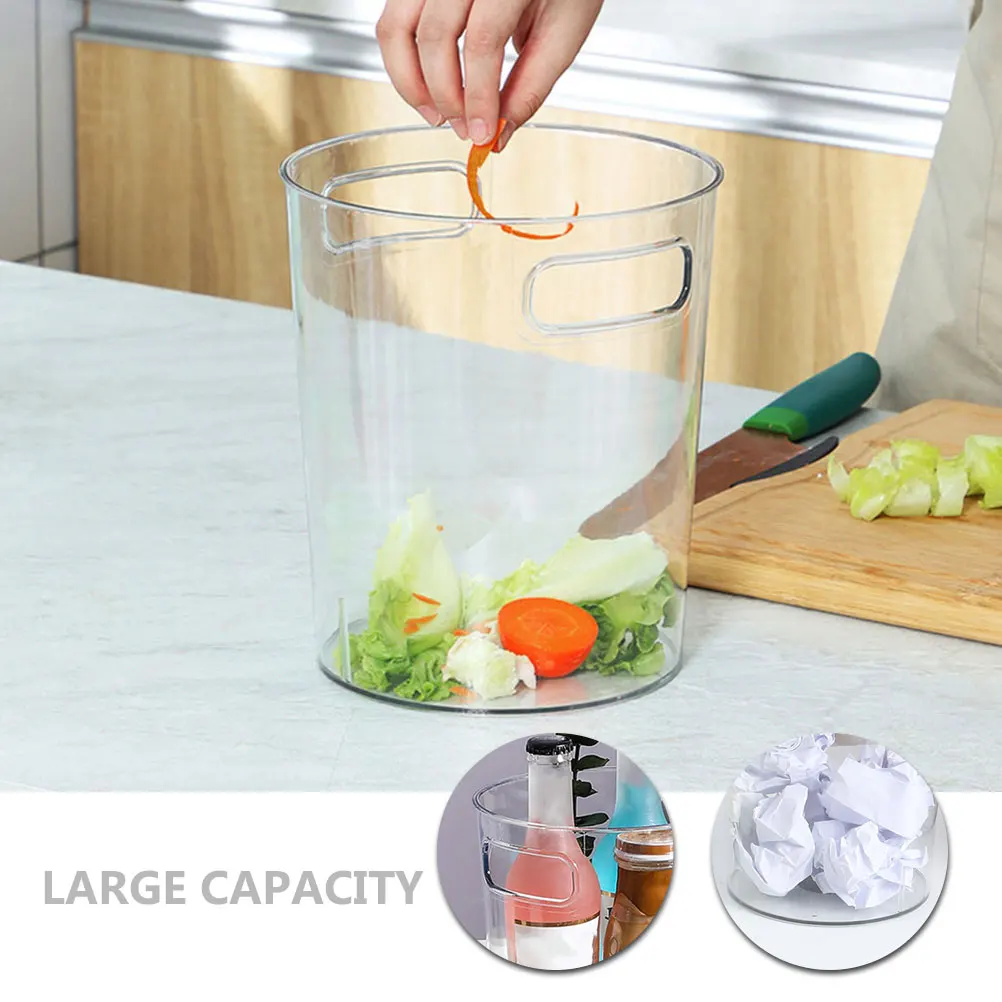 Creative Waste Bucket Large Capacity PET Material Household Garbage Bin Kitchen Container Office Trash Can Storage Basket
Creative Waste Bucket Large Capacity PET Material Household Garbage Bin Kitchen Container Office Trash Can Storage Basket
