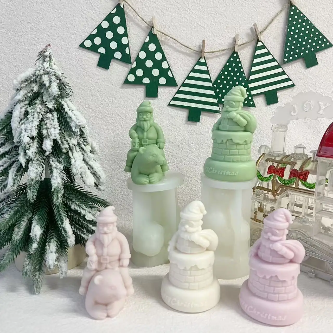 Christmas Santa Claus Silicone Mold Handmade Xmas Decor Candle Plaster Ornament Mould DIY Crafts Making Molds
Christmas Santa Claus Silicone Mold Handmade Xmas Decor Candle Plaster Ornament Mould DIY Crafts Making Molds