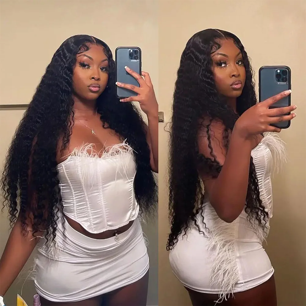24 40 Inches Curly Wig 13x6 360 HD Pre Plucked Lace Front Human Hair Wigs Deep Wave For Black Women Water Wave 7x6 Frontal Wig
24 40 Inches Curly Wig 13x6 360 HD Pre Plucked Lace Front Human Hair Wigs Deep Wave For Black Women Water Wave 7x6 Frontal Wig