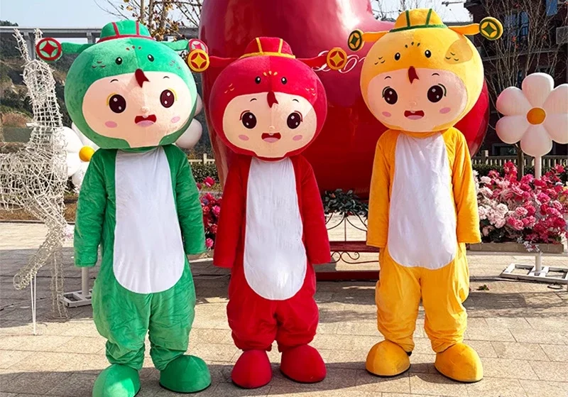 New Year's Snake Cartoon Mascot Costume Annual Meeting Activity Walking Performance Costumes
New Year's Snake Cartoon Mascot Costume Annual Meeting Activity Walking Performance Costumes