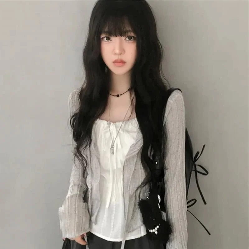 Korean Style Casual Thin Hollow out Belted Short Length Women's Summer Sun Protection Long Sleeve Cardigan Fashion Outerwear
Korean Style Casual Thin Hollow out Belted Short Length Women's Summer Sun Protection Long Sleeve Cardigan Fashion Outerwear
