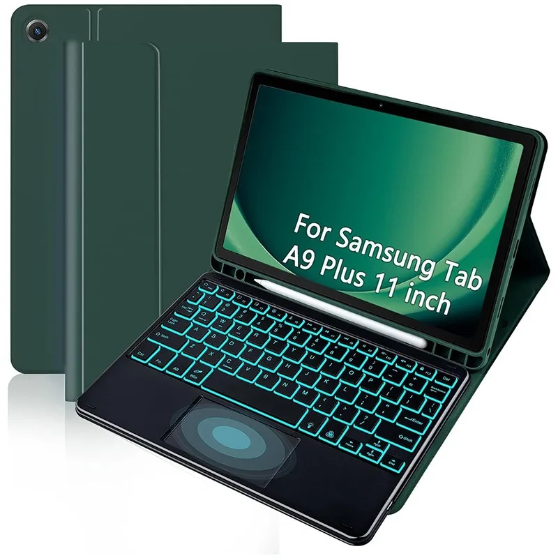 Detachable Backlit Touch Keyboard Case For Samsung Galaxy Tab A9+ 11 Inch SM-X210 SM-X216 SM-X218 Wireless Bluetooth Keyboard Protective Shockproof Stand Cover Full Body Anti-drop Tablet Protector
Detachable Backlit Touch Keyboard Case For Samsung Galaxy Tab A9+ 11 Inch SM-X210 SM-X216 SM-X218 Wireless Bluetooth Keyboard Protective Shockproof Stand Cover Full Body Anti-drop Tablet Protector