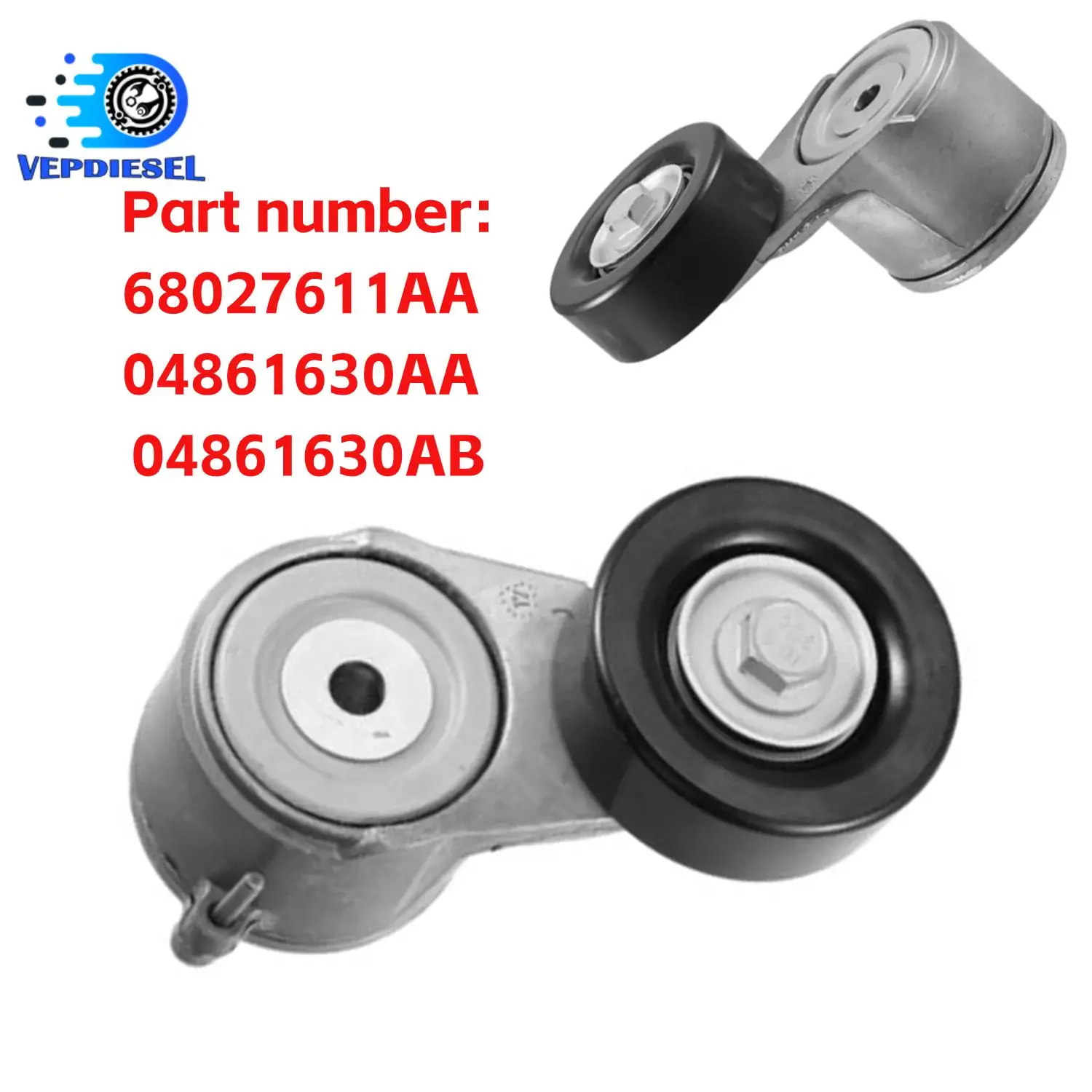 Новый натяжитель ремня в сборе 68027611AA 04861630AA 04861630AB Для Dodge Nitro 2,8 CRD Jeep Wrangler 70 мм диаметр, запчасти для шкива
Новый натяжитель ремня в сборе 68027611AA 04861630AA 04861630AB Для Dodge Nitro 2,8 CRD Jeep Wrangler 70 мм диаметр, запчасти для шкива