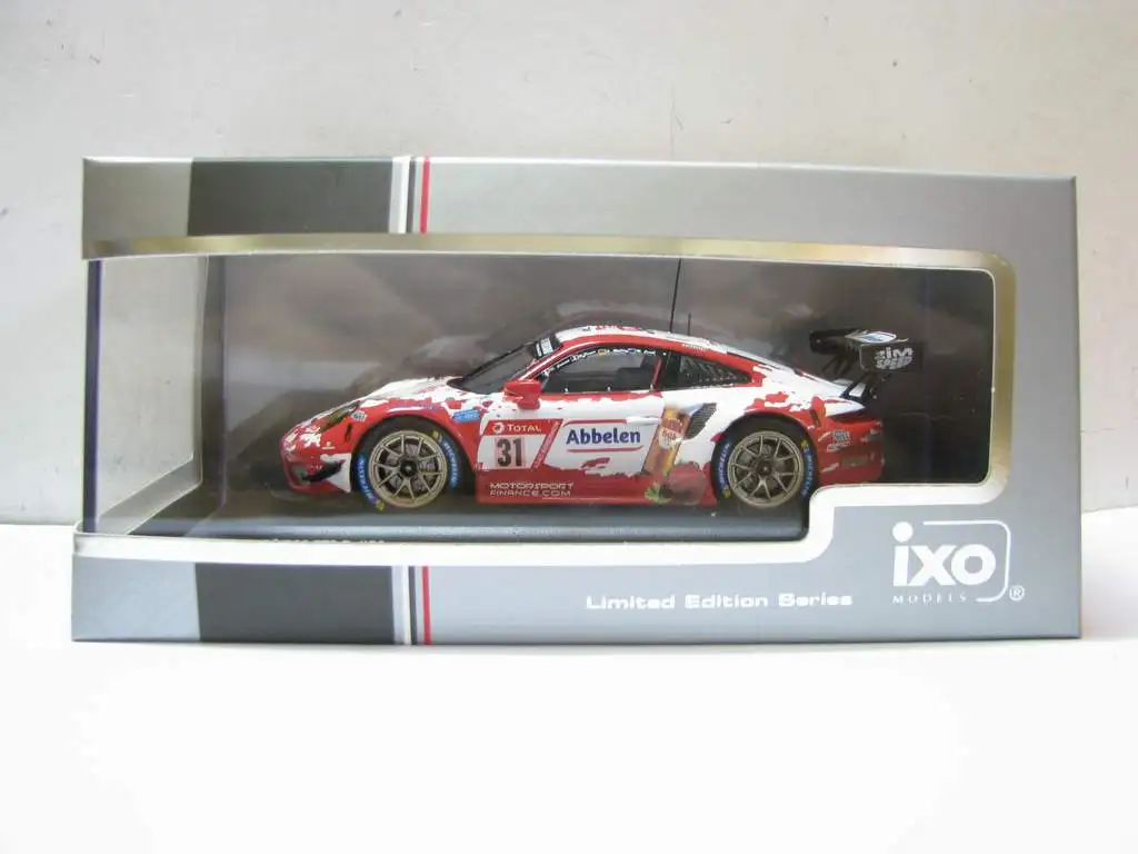 Diecast 1:43 Scale IXO PORSCHE 911 GT3 R #31 2019 LEGT4302 Alloy Car Model Collectible Toy Gift Souvenir Display Ornament
Diecast 1:43 Scale IXO PORSCHE 911 GT3 R #31 2019 LEGT4302 Alloy Car Model Collectible Toy Gift Souvenir Display Ornament