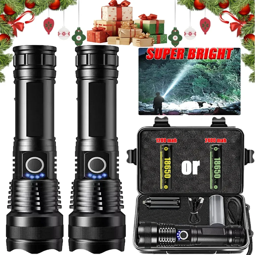 Супер яркий светодиодный фонарик, USB перезаряжаемый фонарь с 5 режимами освещения, телескопический фонарь с зумом для кемпинга, рыбалки на открытом воздухе
Супер яркий светодиодный фонарик, USB перезаряжаемый фонарь с 5 режимами освещения, телескопический фонарь с зумом для кемпинга, рыбалки на открытом воздухе