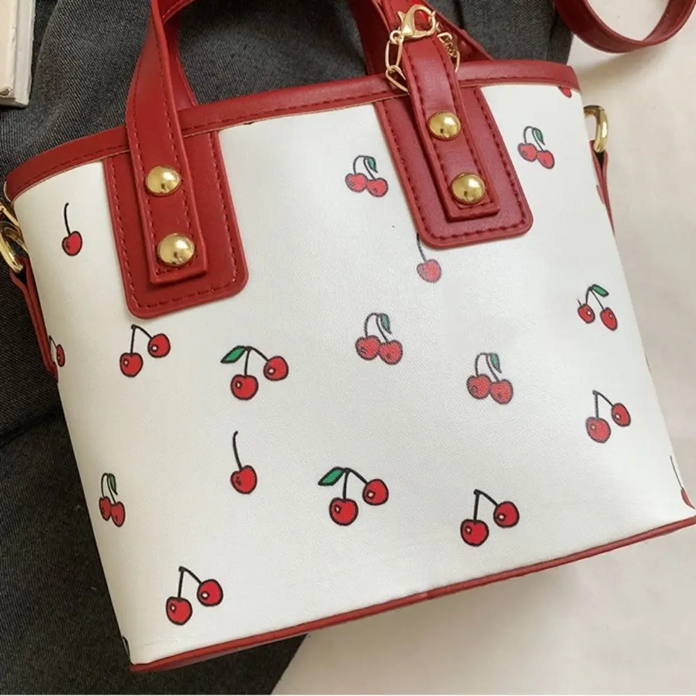 Cherry Pendant Cherry Crossbody Bag Large Capacity Handbag Bucket Shoulder Bag All-match Phone Bag Square Tote Bag Ladies/Girls
Cherry Pendant Cherry Crossbody Bag Large Capacity Handbag Bucket Shoulder Bag All-match Phone Bag Square Tote Bag Ladies/Girls