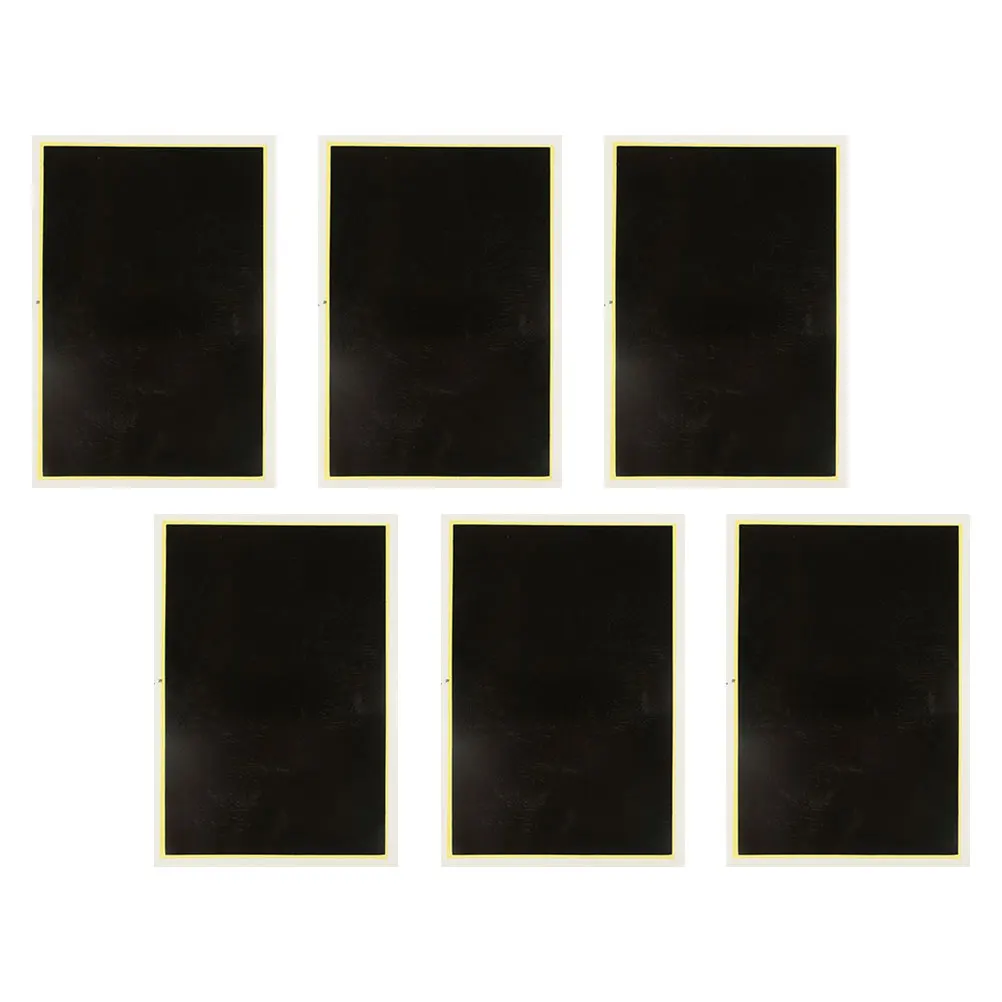 6 Pcs Marking Color Paper for Engraving Ceramics Glass Jade Acrylic Plastic Resin Nonmetal Materials Universal Etching for Diy
6 Pcs Marking Color Paper for Engraving Ceramics Glass Jade Acrylic Plastic Resin Nonmetal Materials Universal Etching for Diy