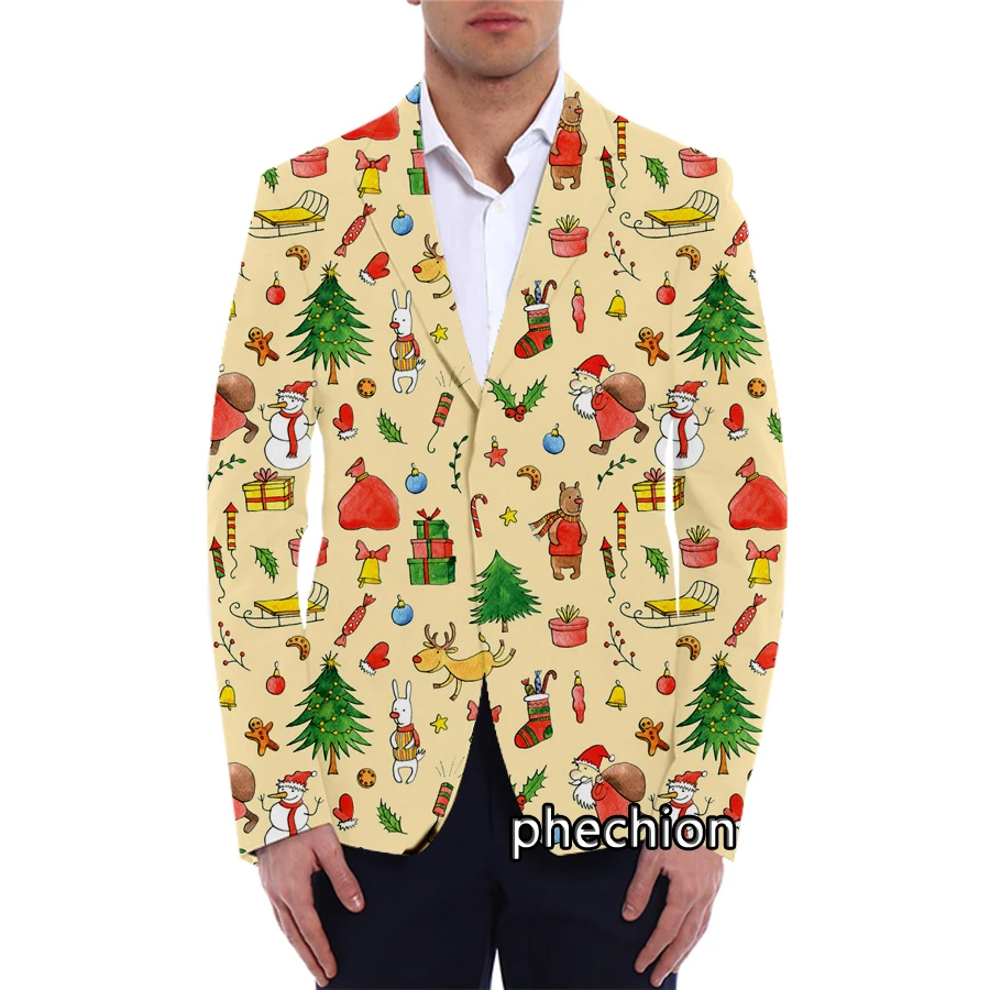 phechion New Fashion Men's Christmas Pattern 3D Printed Blazer Casual Jacket Coat Oversized Streetwear Clothing K01
phechion New Fashion Men's Christmas Pattern 3D Printed Blazer Casual Jacket Coat Oversized Streetwear Clothing K01