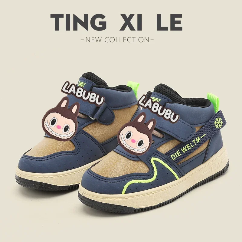 MINISO labubu Children Sneakers Spring Autumn Boy Girl Casual Shoes High Top New Board Shoes Soft Bottom Baby Toddler Shoes
MINISO labubu Children Sneakers Spring Autumn Boy Girl Casual Shoes High Top New Board Shoes Soft Bottom Baby Toddler Shoes