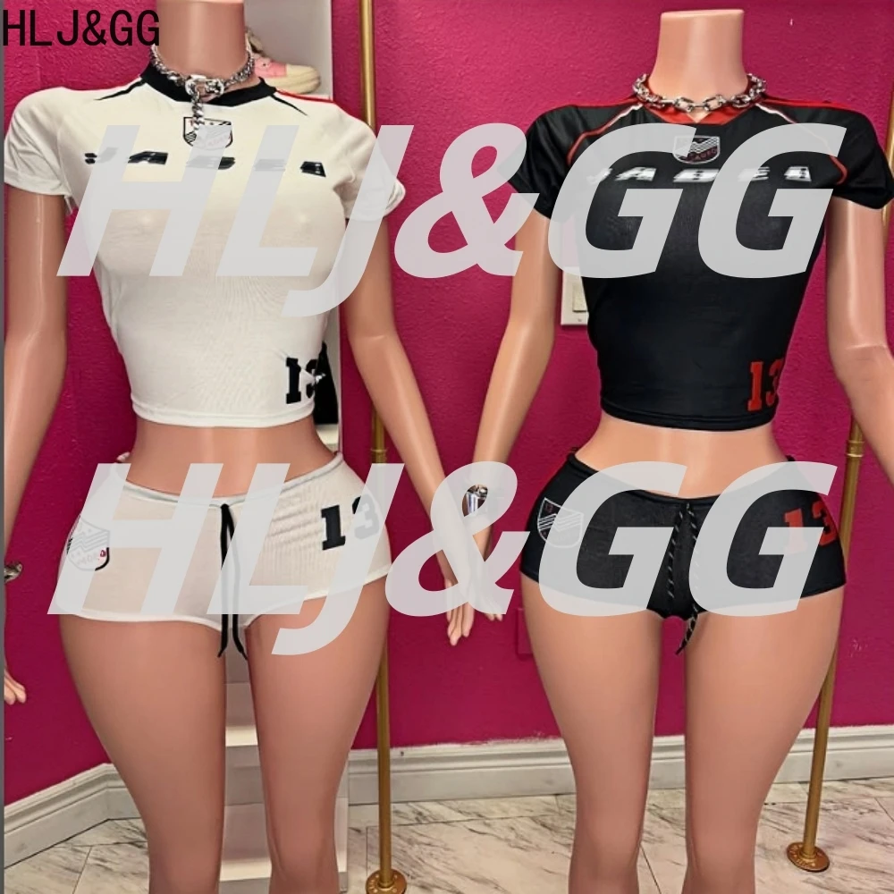 HLJ Y2K Fashion American Vintage Letter Printing Two Piece Sets Women Round Neck Short Sleeve Slim Crop Top And Shorts Outfits
HLJ Y2K Fashion American Vintage Letter Printing Two Piece Sets Women Round Neck Short Sleeve Slim Crop Top And Shorts Outfits