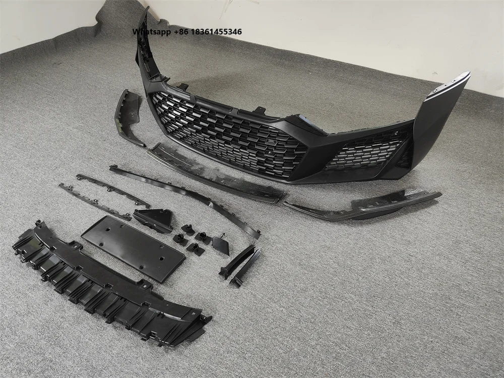 For R8PP+carbon Fiber Front Bumper Assembly Body Kit 16-18 Modification 22
For R8PP+carbon Fiber Front Bumper Assembly Body Kit 16-18 Modification 22