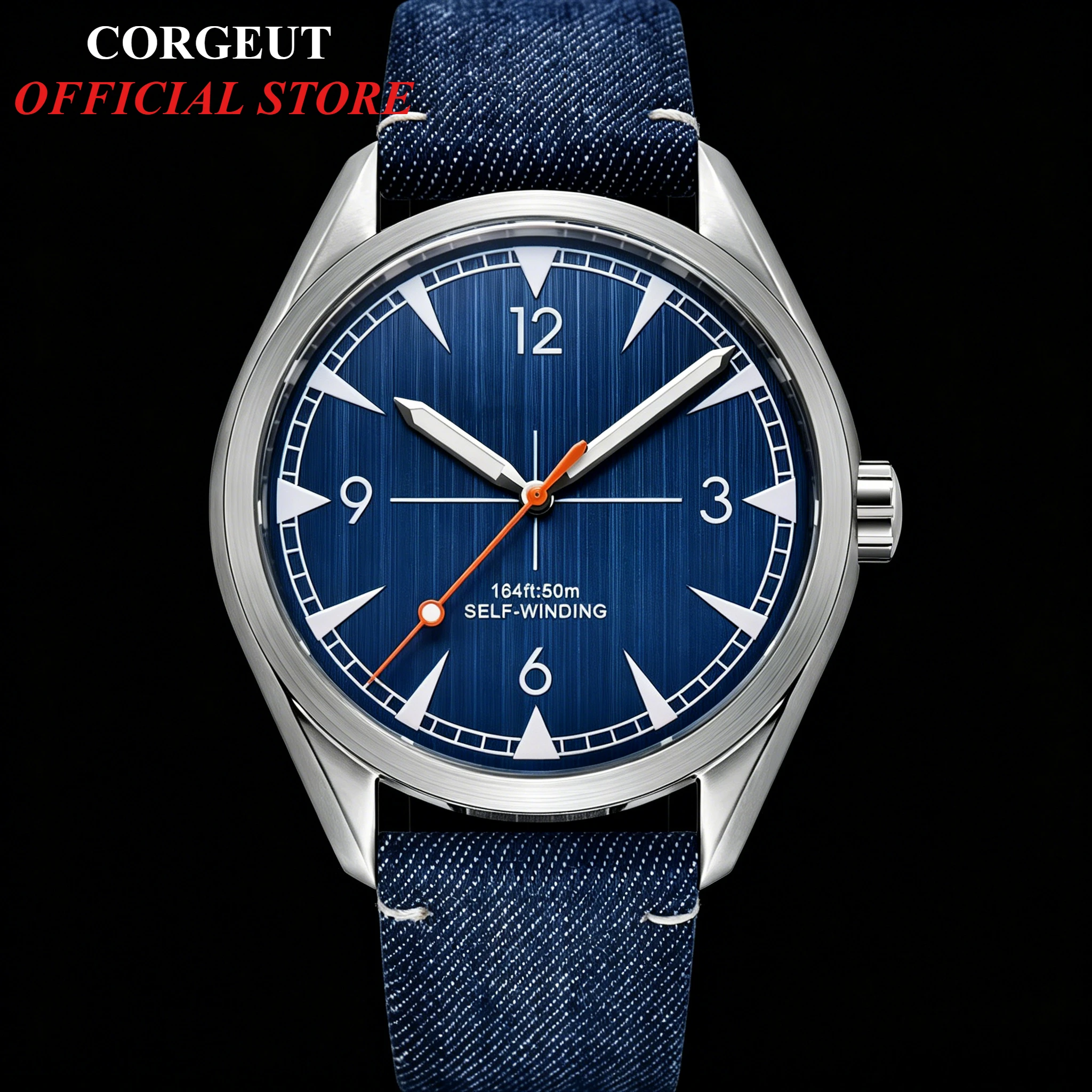 41MM CORGEUT Men's Watch Automatic Relogio Masculino Japan Movt Mechanical Sapphire White Black Blue Dial Steel Band Men's Clock
41MM CORGEUT Men's Watch Automatic Relogio Masculino Japan Movt Mechanical Sapphire White Black Blue Dial Steel Band Men's Clock