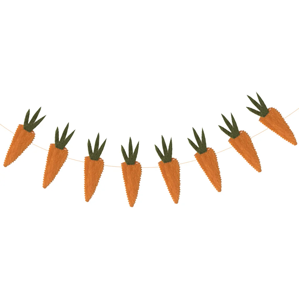 Bunny Banner Fabric Carrot Garland Decor for Easter Decorations Bunting Banners
Bunny Banner Fabric Carrot Garland Decor for Easter Decorations Bunting Banners