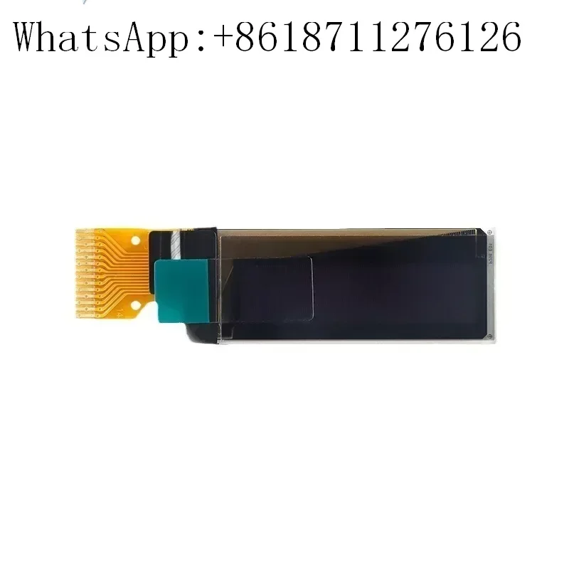 0.91-inch OLED LCD display screen with blue light SSD1306 soldering serial port, 14 pins with black background and blue text
0.91-inch OLED LCD display screen with blue light SSD1306 soldering serial port, 14 pins with black background and blue text