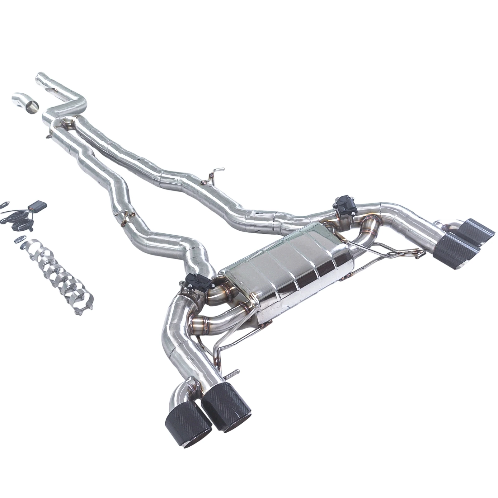 GFC is applicable to the BMW X3, X4, M40i, B58, G01, G02 3.0T 304 stainless steel Catback with valve exhaust system
GFC is applicable to the BMW X3, X4, M40i, B58, G01, G02 3.0T 304 stainless steel Catback with valve exhaust system