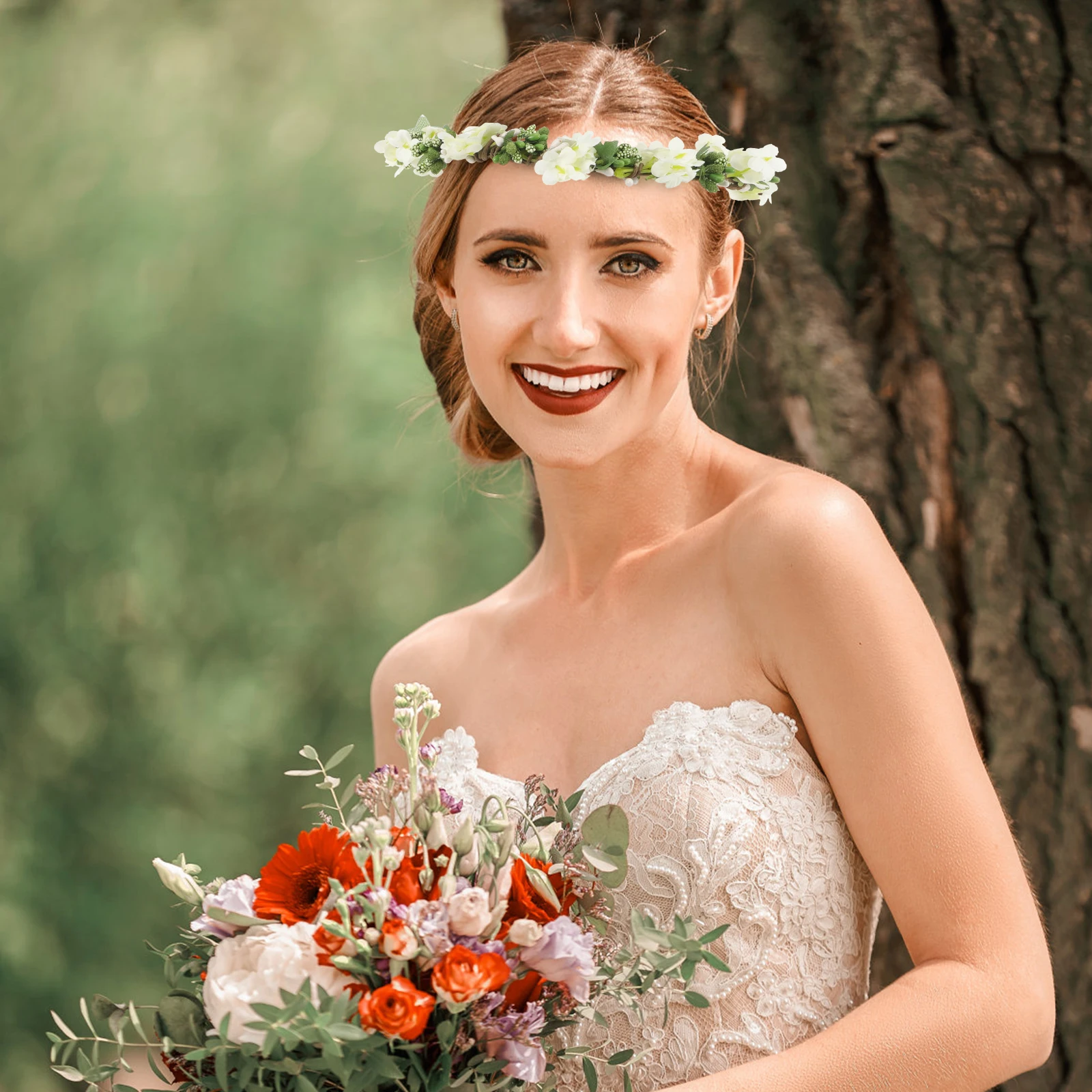 Hair Accessories Head Flower Bands Bridal Wreath Headwear White Floral Crown Headband
Hair Accessories Head Flower Bands Bridal Wreath Headwear White Floral Crown Headband