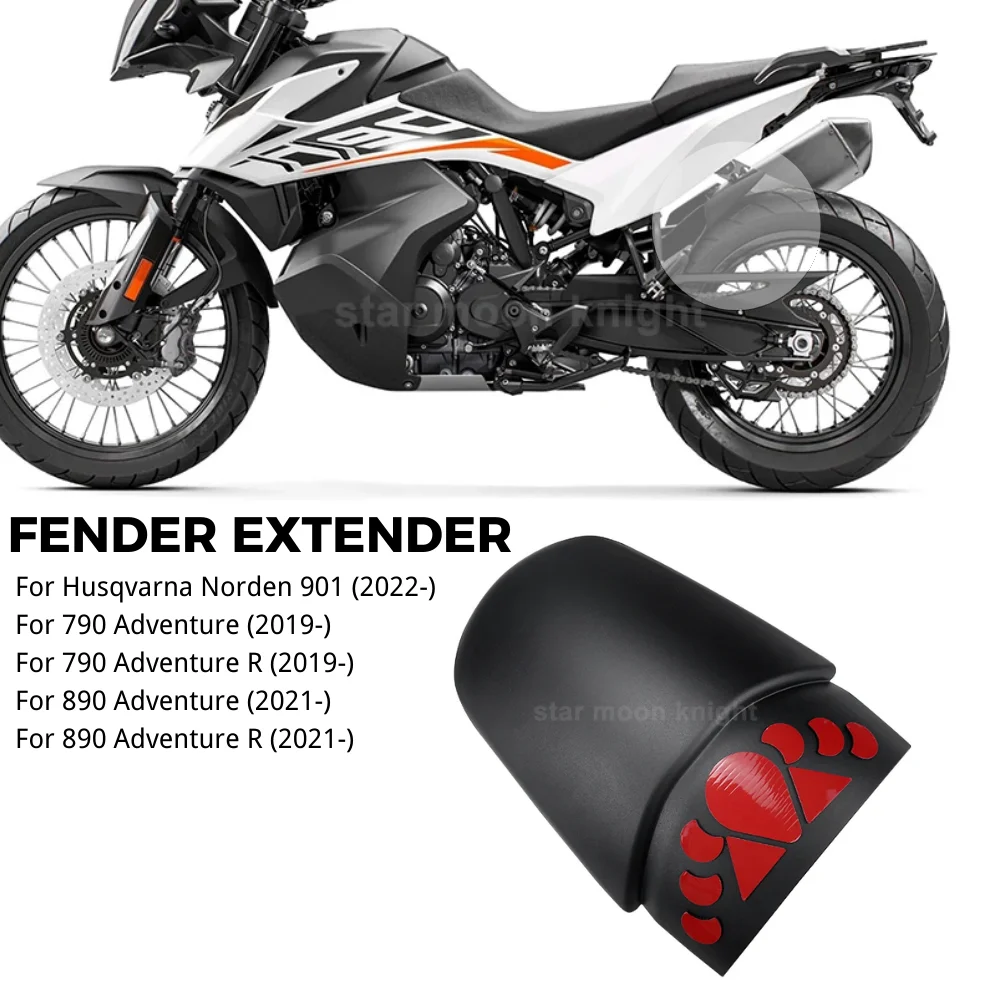 Rear Mudguard Extension For Husqvarna Norden 901 790 890 Adventure ADV R Fender Extender Splash Guard Motorcycle Accessories
Rear Mudguard Extension For Husqvarna Norden 901 790 890 Adventure ADV R Fender Extender Splash Guard Motorcycle Accessories