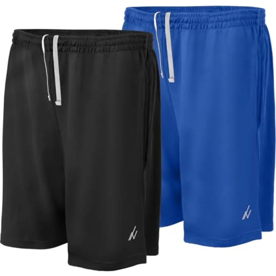 Мужские спортивные шорты, 2 шт., быстросохнущие, легкие, для бега, тренировок и спортзала, с карманами
Мужские спортивные шорты, 2 шт., быстросохнущие, легкие, для бега, тренировок и спортзала, с карманами