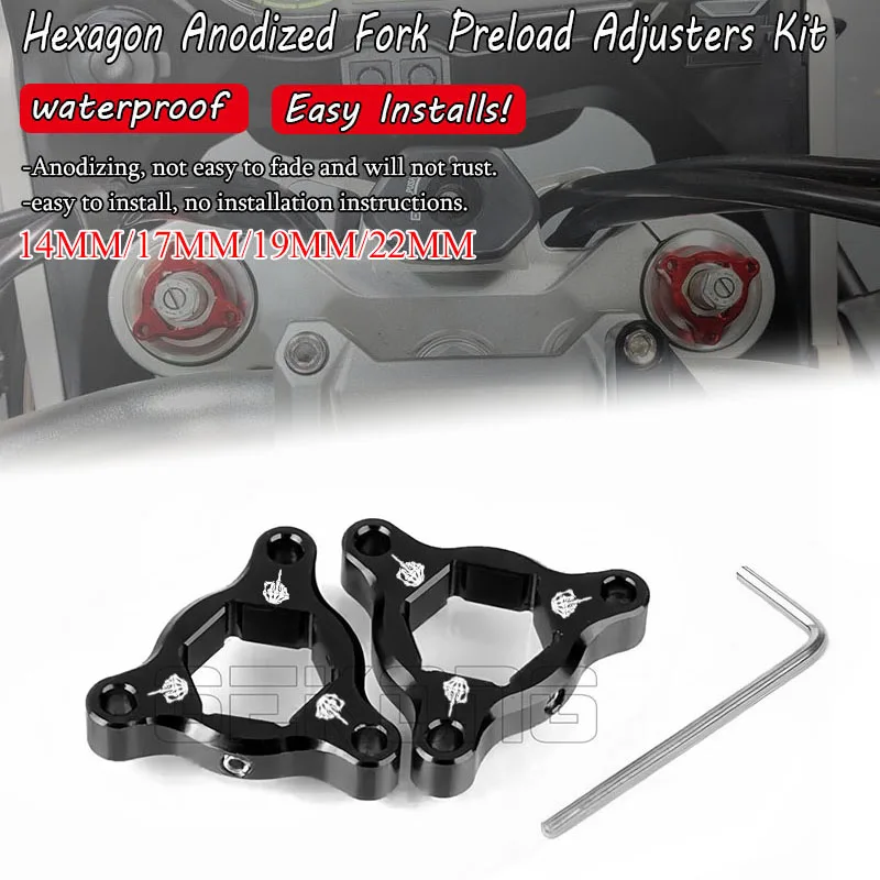 2 шт. универсальный мотоциклетный алюминиевый передний амортизатор с ЧПУ, шестигранник, анодированная вилка, комплект регуляторов предварительной нагрузки 14/17/19/22 мм
2 шт. универсальный мотоциклетный алюминиевый передний амортизатор с ЧПУ, шестигранник, анодированная вилка, комплект регуляторов предварительной нагрузки 14/17/19/22 мм