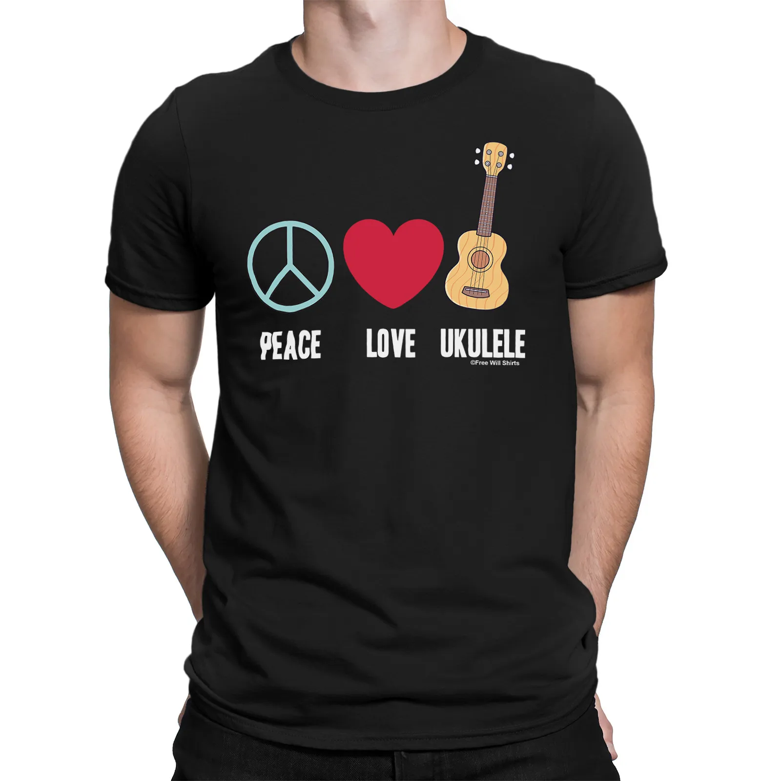 Mens Quality Cotton PEACE LOVE UKULELE Heart Guitar Instrument Music T-Shirt Eco
Mens Quality Cotton PEACE LOVE UKULELE Heart Guitar Instrument Music T-Shirt Eco